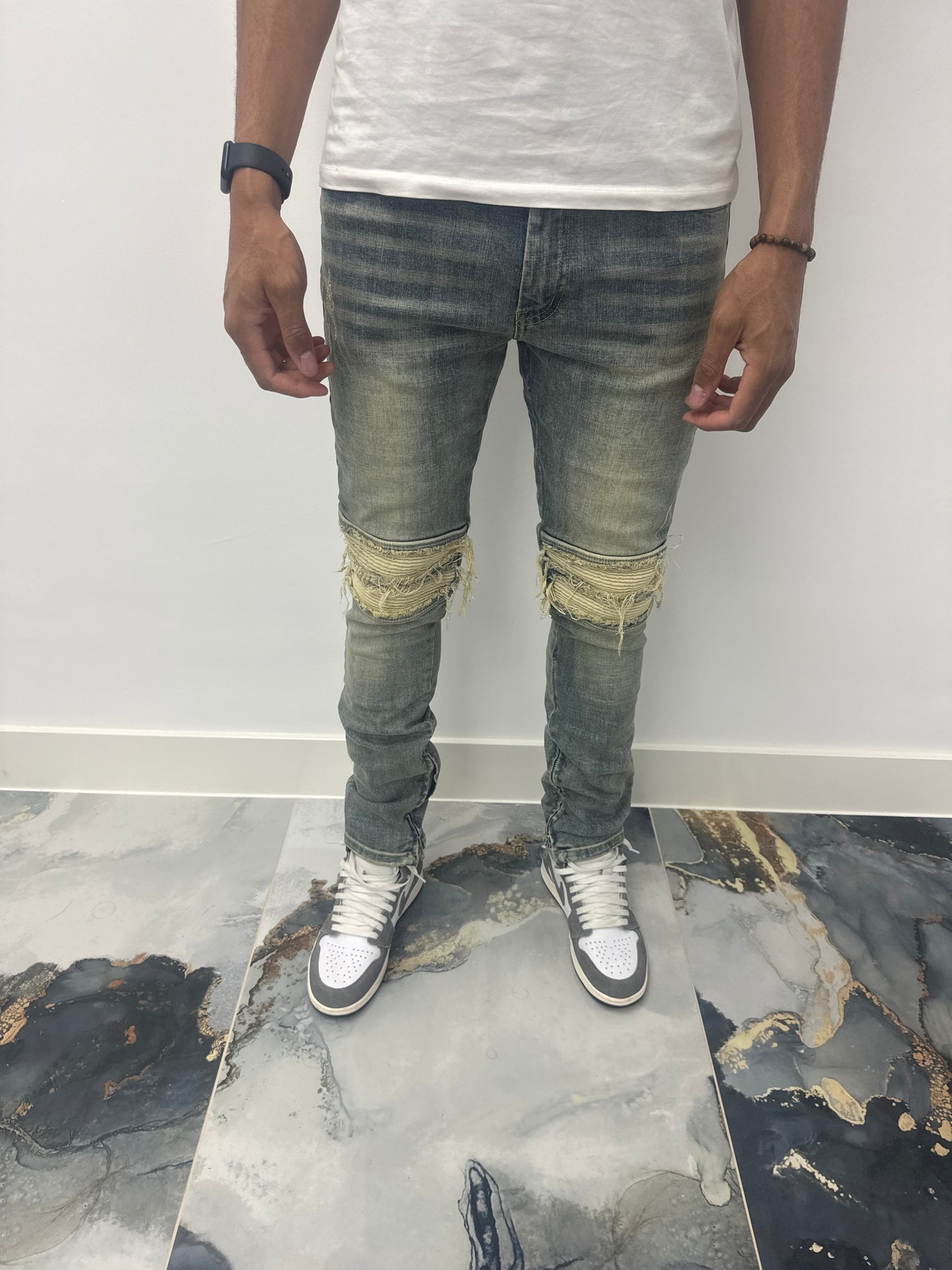 DACAR ZIP DENIM JEANS