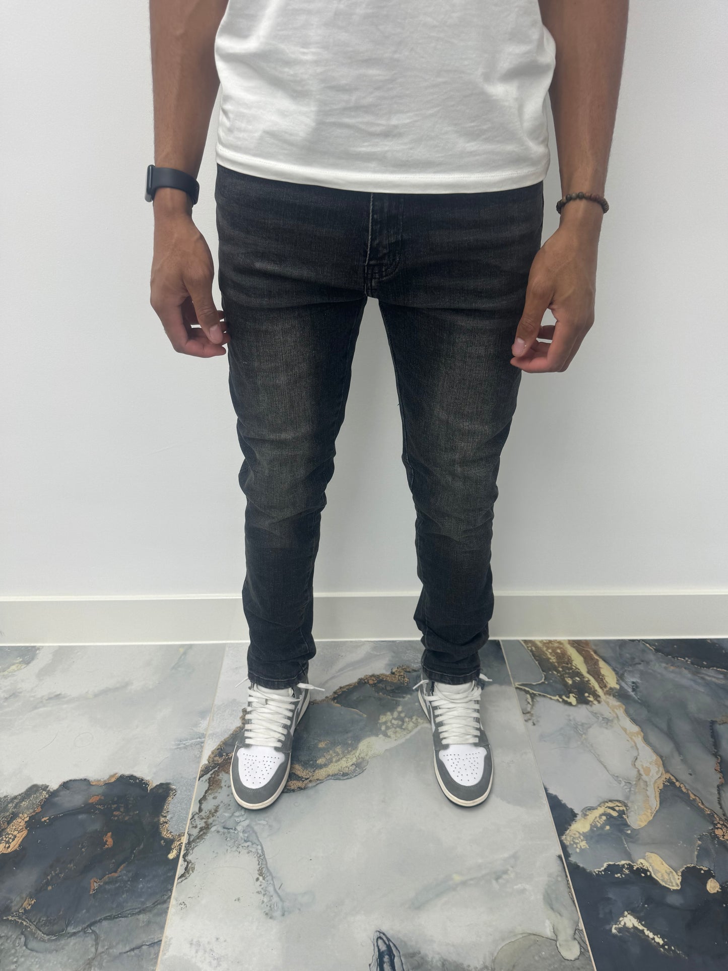 Dacar Straight Denim Jeans Black