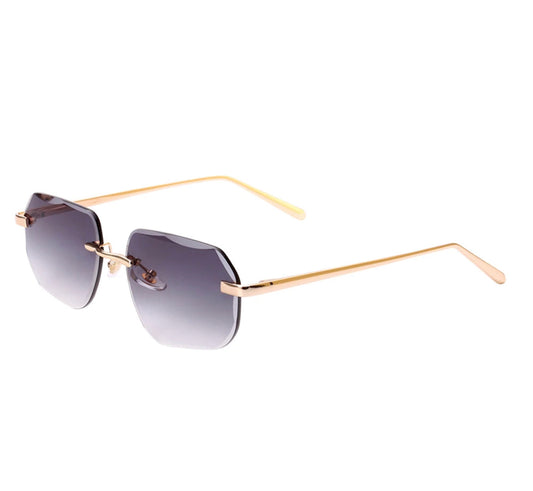 Dacar Glasses Supreme Faded Grey Gold Frame